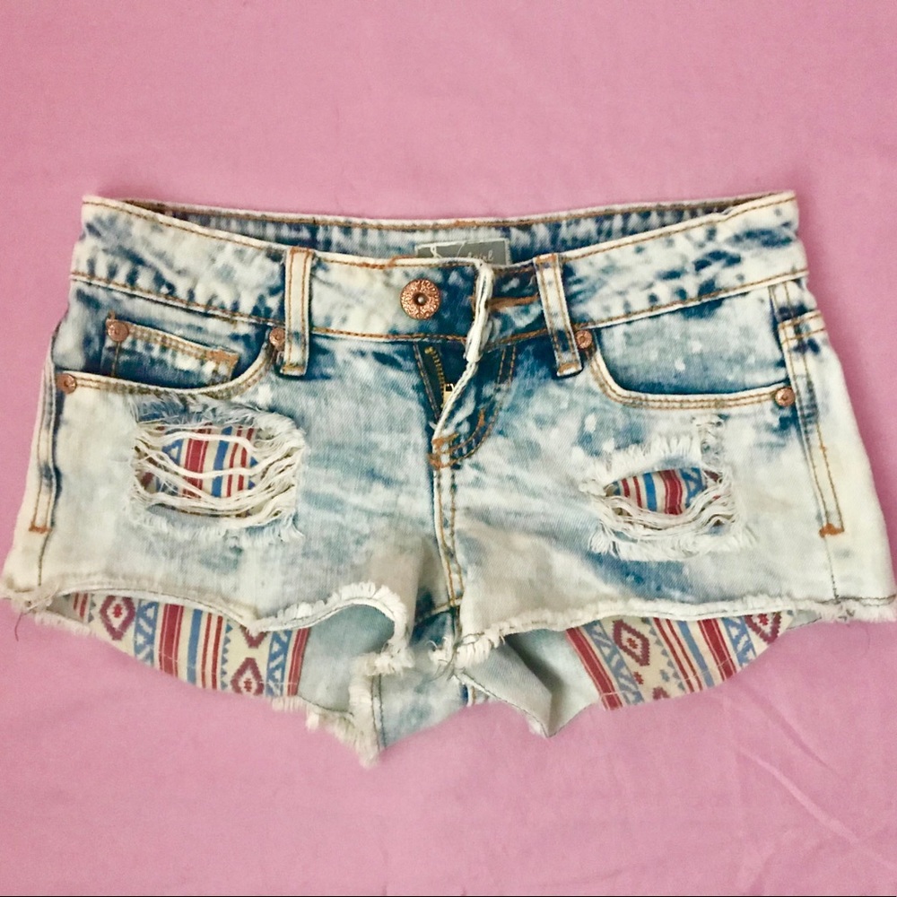 Light Blue Jean Shorts